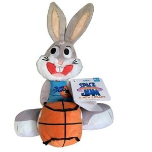 Bark Box Space Jam Legacy Dog Chew Toy Bugs Bunny Medium Squeak Crinkle Ball New